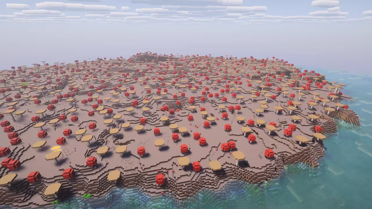 Largest Mushroom Island